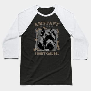 American Staffordshire Terrier - Amstaff Baseball T-Shirt